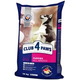 CLUB 4 PAWS Premium suva hrana za štence, Piletina, 14 kg Cene