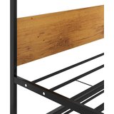 Okvir kreveta na razvlačenje crni metalni 90 x 200 cm | shoptok.hr