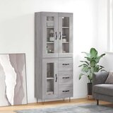  Visoka komoda siva sonome 69 5x34x180 cm od konstruiranog drva | shoptok.hr