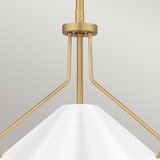  Quoizel QZ-MEJIA-1P-S-AB - Luster na šipki MEJIA 1xE27/60W/230V Ø 35,6 cm mesing | Eponuda.com