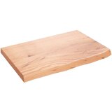 vidaXL Mizna plošča svetlo rjava 60x40x4 cm obdelana trdna hrastovina, (20818473) Cene