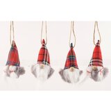 Viter novogodišnji ukras patuljak tartan Cene