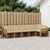  Set vanjskih sofa 6 pcs Prirodna i bež | shoptok.hr
