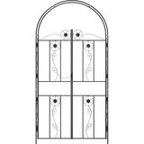  Vrtni Luk Jednobojno Crna 115 x 37 x 226 cm | shoptok.hr