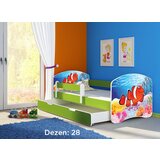 ACMA dečiji krevet ii 180x80 f + dušek 6 cm GREEN28 | ePonuda.com