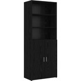  Ormar sa policama Crni hrast 70 x 42,5 x 225 cm | shoptok.hr