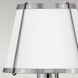  Hinkley HK-CLARKE1-PN-WH - Zidna lampa CLARKE 1xE27/40W/230V hrom/bela | Eponuda.com