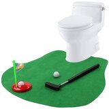 Lean Toys Igralni set za golf na stranišču, podloga za palice, žogice za palice, obešalnik za vrata | Shoptok.si