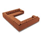 Cosmopolitan Design Opečnato oranžna kotna sedežna garnitura (v obliki črke "U") Bali – | Shoptok.si