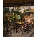 Kave Home Okrogla vrtna miza s stekleno mizno ploščo ø 120 cm Erice – | Shoptok.si