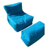 Atelier Del Sofa Lazy bag set Sedir, 75x70x95 cm, 75x35x35 cm, Tirkizni | Eponuda.ba