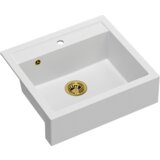 Quadron sudoper BILL 110 + nano PVD snježno bijela/zlato | shoptok.hr