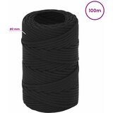  Višenamjensko pomoćno uže 2 mm 100 m Crna PP | shoptok.hr