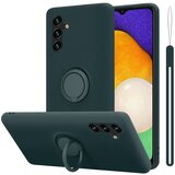 Cadorabo Ohišje, združljiv s Samsungom v tekoči zeleni barvi - zaščitni pokrov iz fleksibilnega silikona TPU z obročem, (20599232) Cene