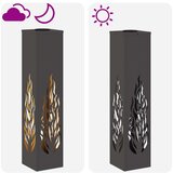  Solarna LED svjetlost za stazu 2 pcs Crna Hladno valjana čelika | shoptok.hr