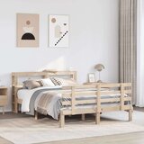 vidaXL Okvir za krevet s uzglavljem 150 x 200 cm borovina Cijene