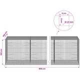  Gabion s žicom debljine 3,5 mm i mrežom 5x5 cm 900x100x100 cm | shoptok.hr