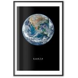  Plakat - Earth 60x90 Crni okvir s margom | shoptok.hr