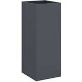 vidaXL Cvetlično korito antracit 32x27,5x75 cm hladno valjano jeklo | Shoptok.si