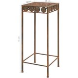  3-dijelni set stalaka za biljke od metala starinski stil boja hrđe | shoptok.hr
