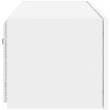  Zidni TV ormarić s LED svjetlima bijeli 80x35x31 cm | shoptok.hr