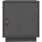  Noćni ormarići 2 kom sivi 40 x 34 x 45 cm od masivne borovine | shoptok.hr