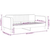  Dnevni krevet crni 90 x 200 cm baršunasti | shoptok.hr