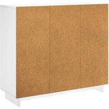  Komoda Bijela visokog sjaja 85,5 x 31 x 75 cm Konstruirano drvo Slike