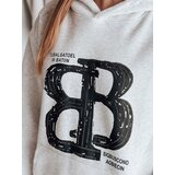 DStreet Bluza damska oversize z kapturem LITESSO szara | Shoptok.si