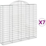  Lučne gabionske košare 7 kom 200x30x180/200cm pocinčano željezo | Eponuda.ba