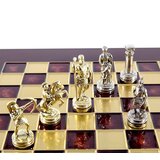  Šah Komplet Grčki Strelci - Bordo 28cm | Eponuda.com