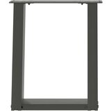  Noge za klub stolić U-oblik 2 kom antracit 28 x (42-43) cm čelik | Eponuda.com