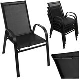 Gardlov set vrtnih stolica, 4 kom, metalni okvir, crne Cijene