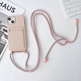 INORCO Zaščitna torbica za iPhone 14 Case Tekoči silikonski ovitek za telefon proti padcu z režo za kartice, trak, (22036340) | Shoptok.si