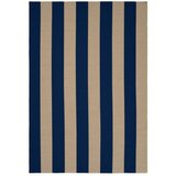 Jotex Modra/bež ročno tkana preproga iz mešanice volne 200x300 cm Sissel – u