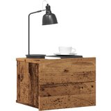 vidaXL Stenska nočna omarica 2 kosa starinski les 40x32x30 cm Cene