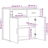  Komoda 2 kom siva boja betona 79x38x80 cm od konstruiranog drva | shoptok.hr