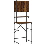 vidaXL omara za pralni stroj dimljen hrast 67x48x194 cm inženirski les | Shoptok.si