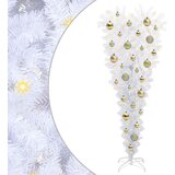  Umjetno božićno drvce s stalakom Bijelo 120 cm PVC i čelik | shoptok.hr
