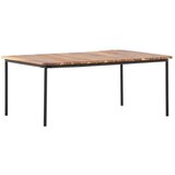 Venture Home Penh vrtni stolić 100 × 65 cm, prirodna boja drva | shoptok.hr