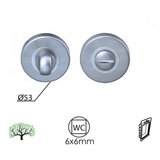 Dabel rozeta za vrata jova-r hr/mat-hr fi53 mm wc 6x6 mm | ePonuda.com