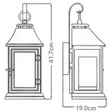 Elstead Lighting ZUNANJA STENSKA SVETILKA Shepherd 17.8/18.4/41.9 cm | Shoptok.si
