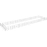 vidaXL Gabionska povišena gredica od pocinčanog čelika 400x100x20 cm | shoptok.hr