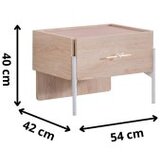 Hanah home Noćni stočić Rosetta | Eponuda.com
