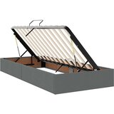  Krevet s od storage Tamno siva 180 x 200 cm Lažna koža | shoptok.hr