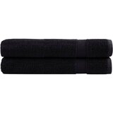 vidaXL Ručnici za saunu 2 kom crni 80x200 cm 600 gsm 100 % pamuk | shoptok.hr