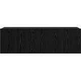  Set TV komoda Zidne 6 pcs Crni hrast 100 x 30 x 30 cm | shoptok.hr