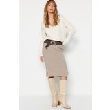 Trendyol Stone Wide Fit Knitwear Top and Bottom Set | Shoptok.si