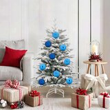 vidaXL Set Božićnih Ukrasnih Kuglica 15 pcs Plava | shoptok.hr