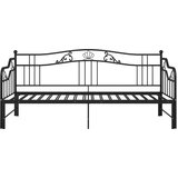  Izvlečni posteljni okvir črn iz kovine 90x200 cm, (20606255) | Shoptok.si